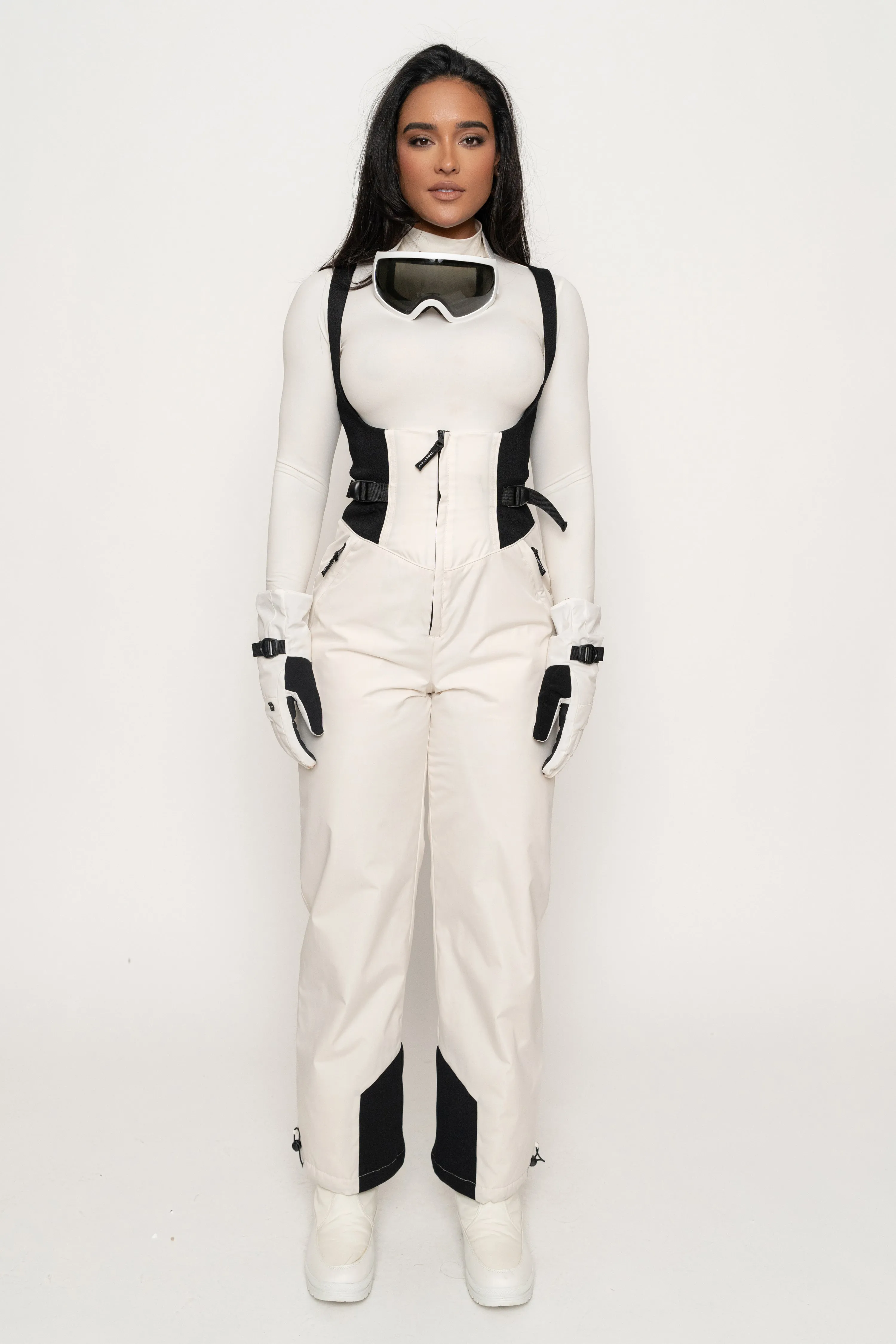 Ivory/Black Highland Jumpsuit