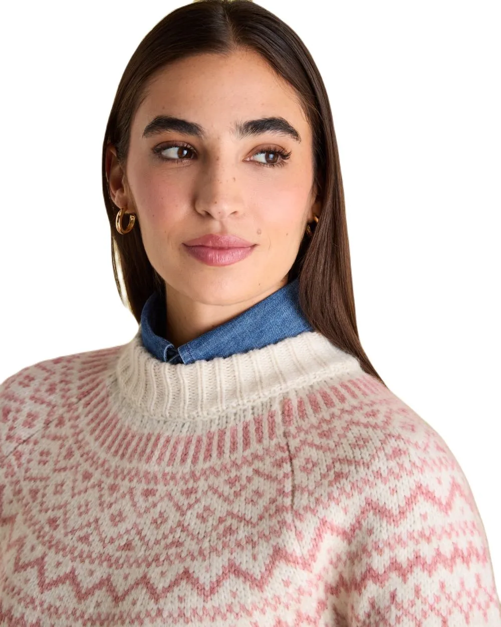 Joules Charlotte Crew Neck Fair Isle Jumper