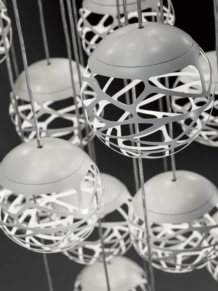 Kelly 7 Light Cluster In 4 Finishes