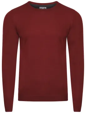 Kensington Eastside Burrow oxblood jumper