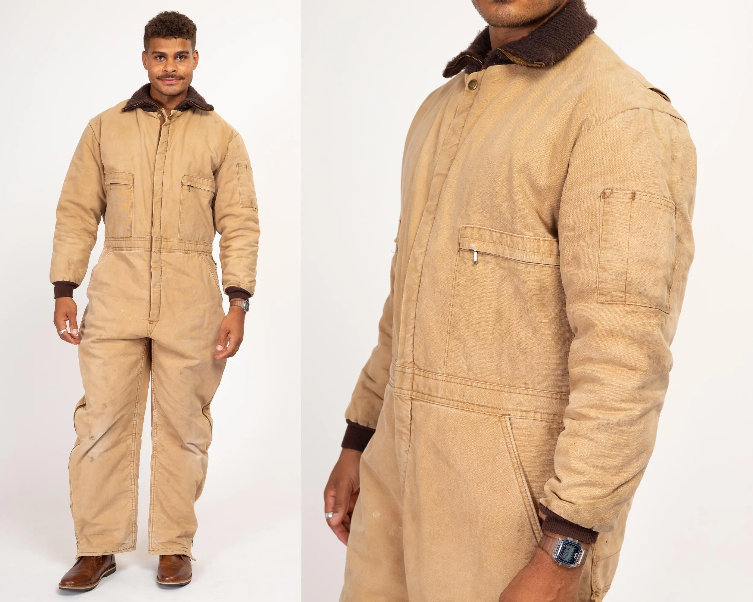 Large 70s Wear Guard Insulated Coveralls