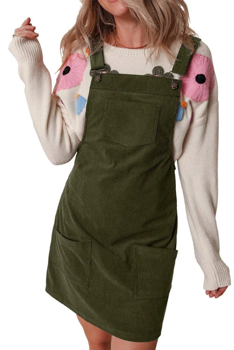 Lillie Corduroy Overall Dress