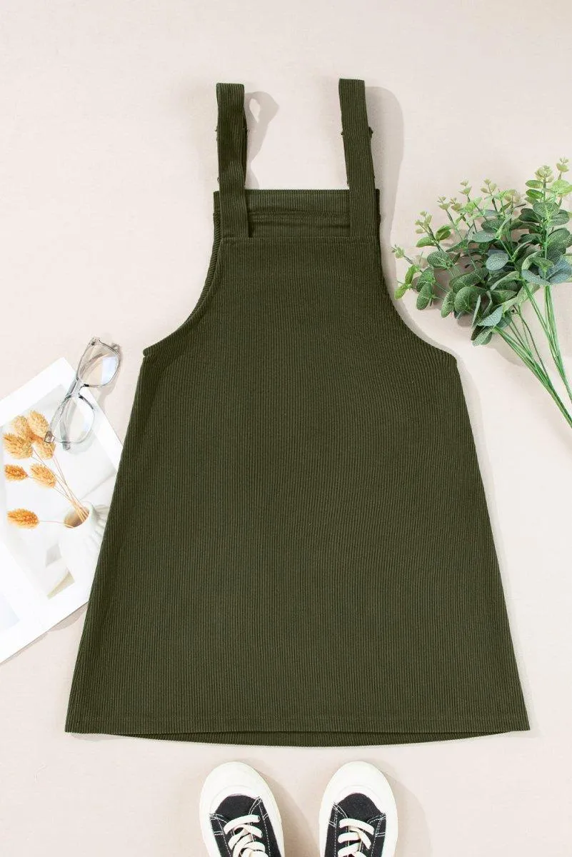 Lillie Corduroy Overall Dress