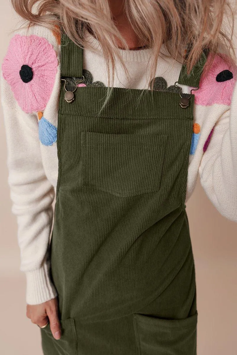 Lillie Corduroy Overall Dress