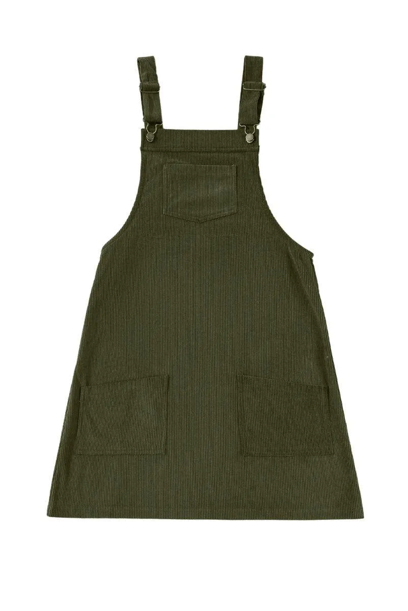 Lillie Corduroy Overall Dress