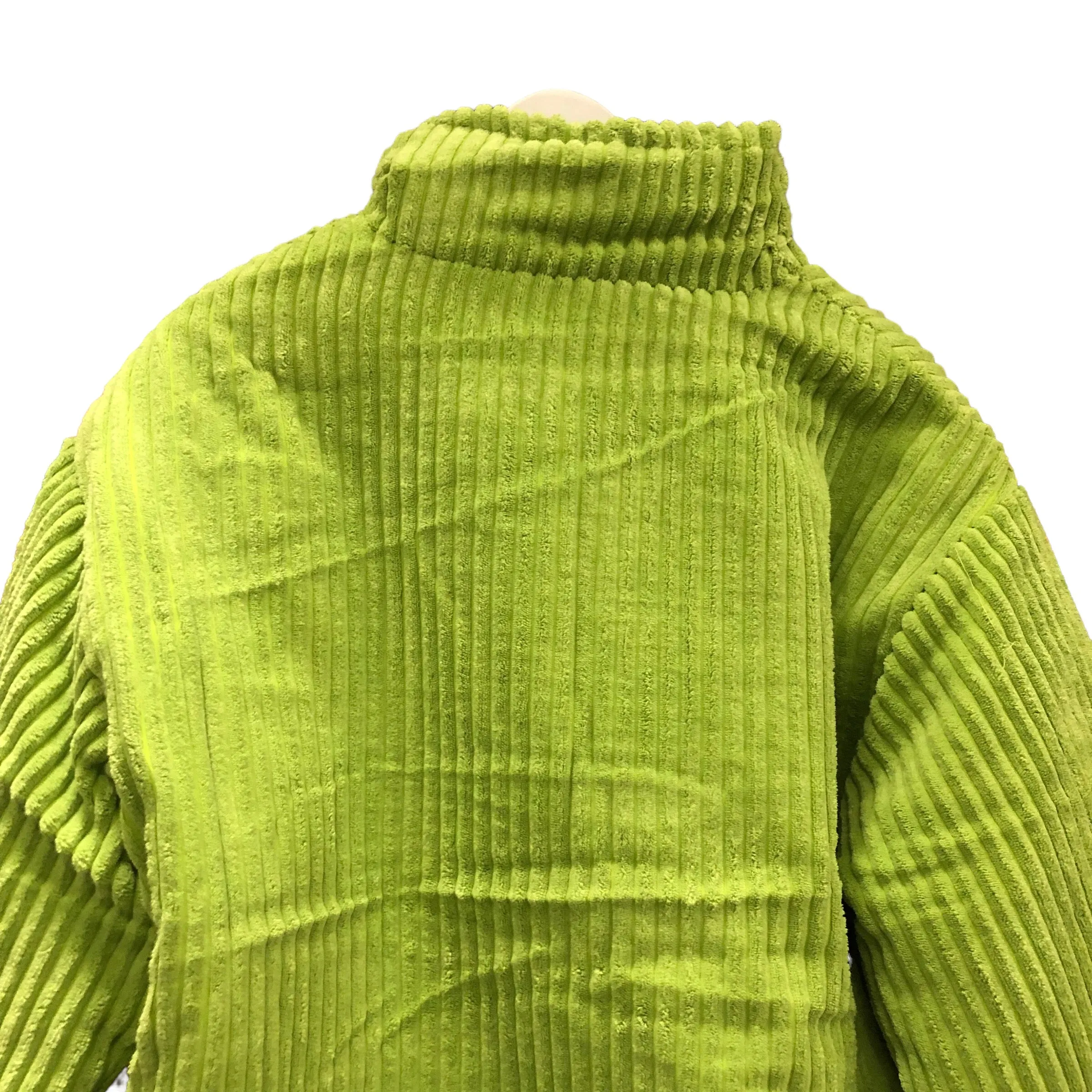 Lime Corderoy Puffer Jacket