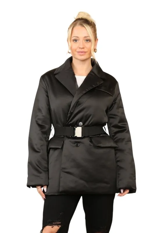 Luxury Black Puffer Jacket