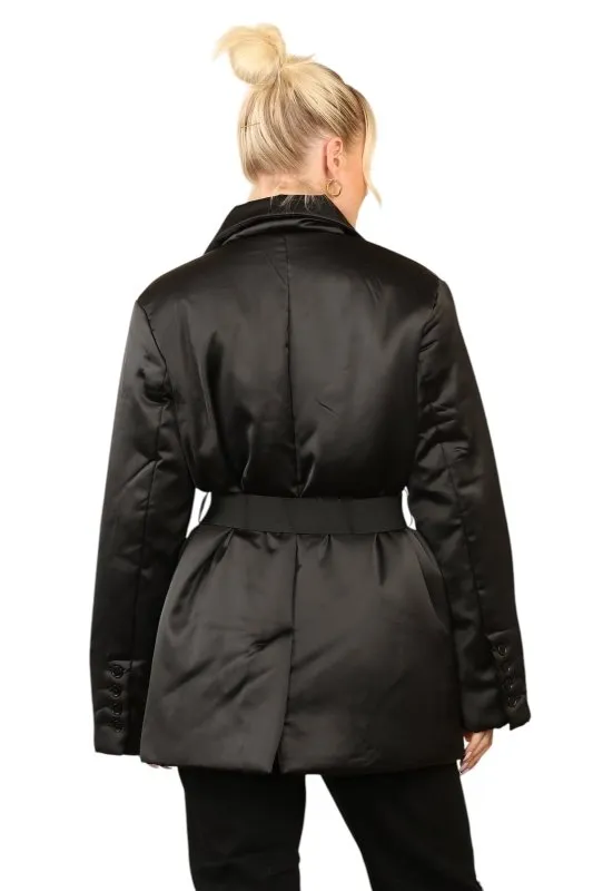 Luxury Black Puffer Jacket