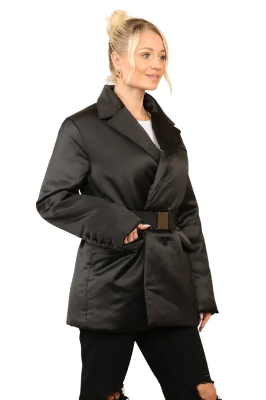 Luxury Black Puffer Jacket