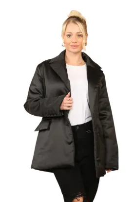 Luxury Black Puffer Jacket