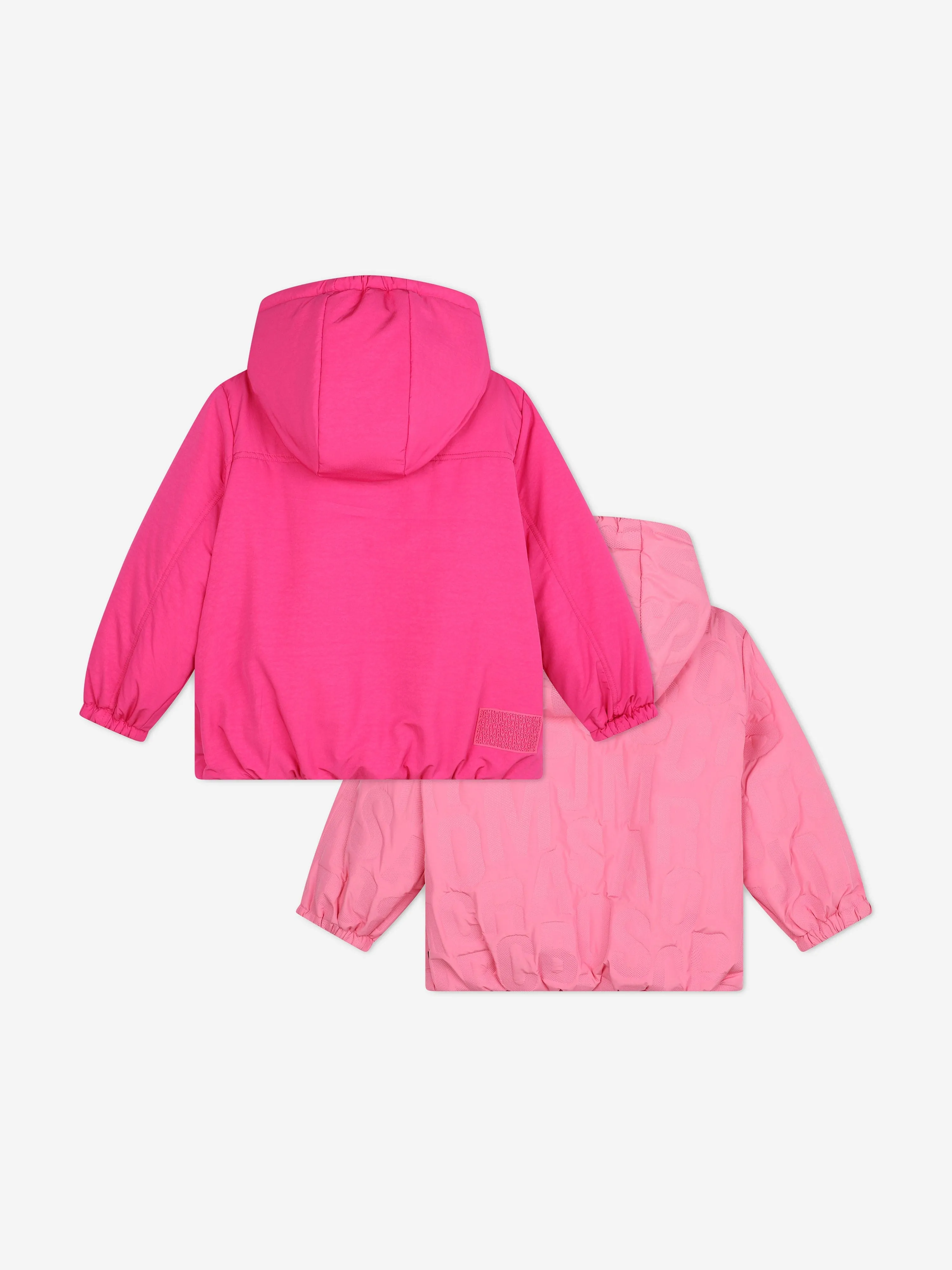 MARC JACOBS Girls Reversible Puffer Jacket in Pink