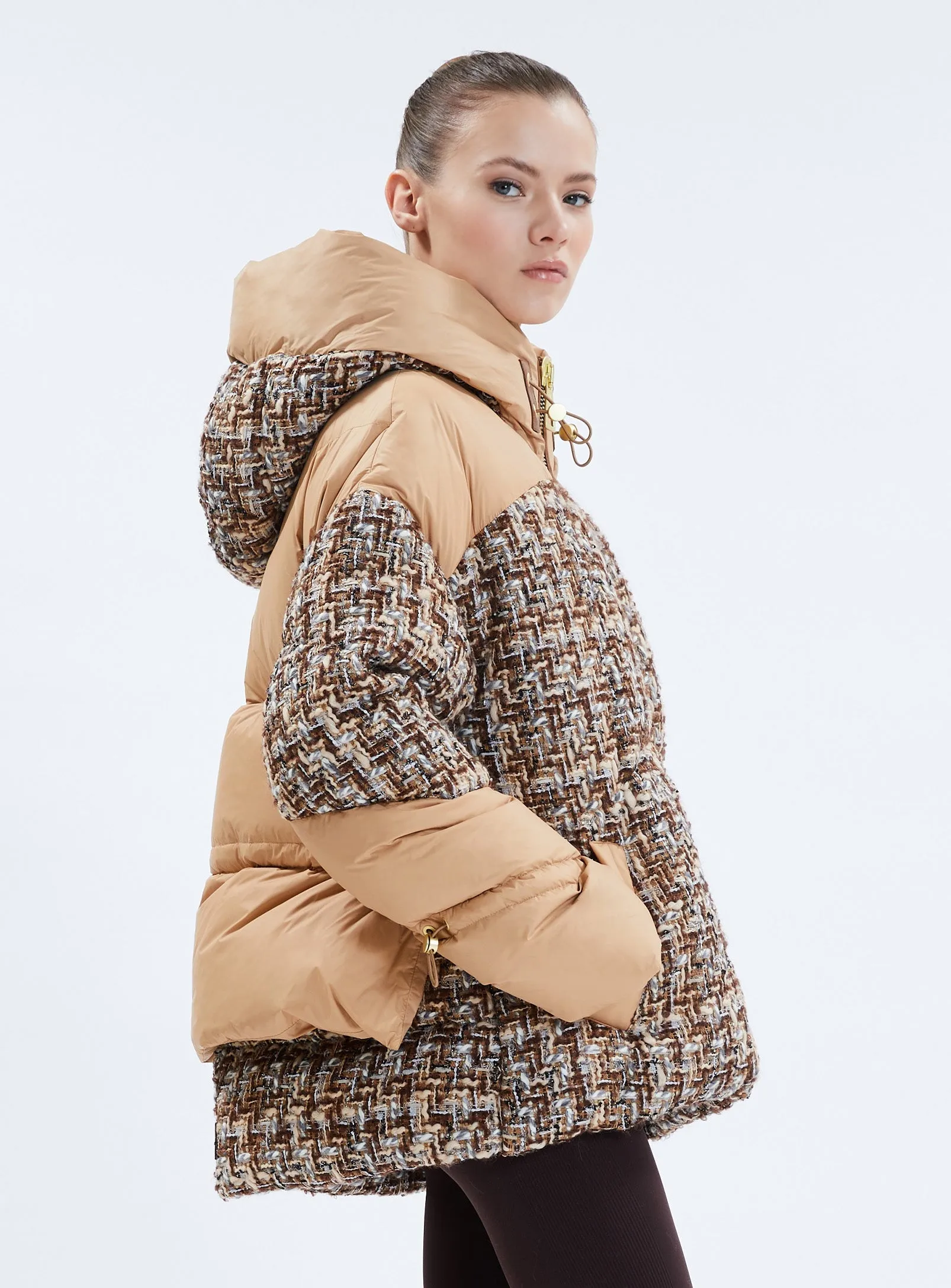 MATIGNON | TWEED JULES PUFFER JACKET