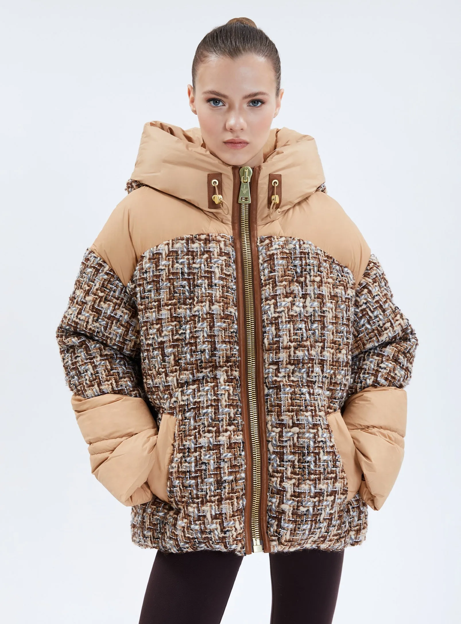 MATIGNON | TWEED JULES PUFFER JACKET