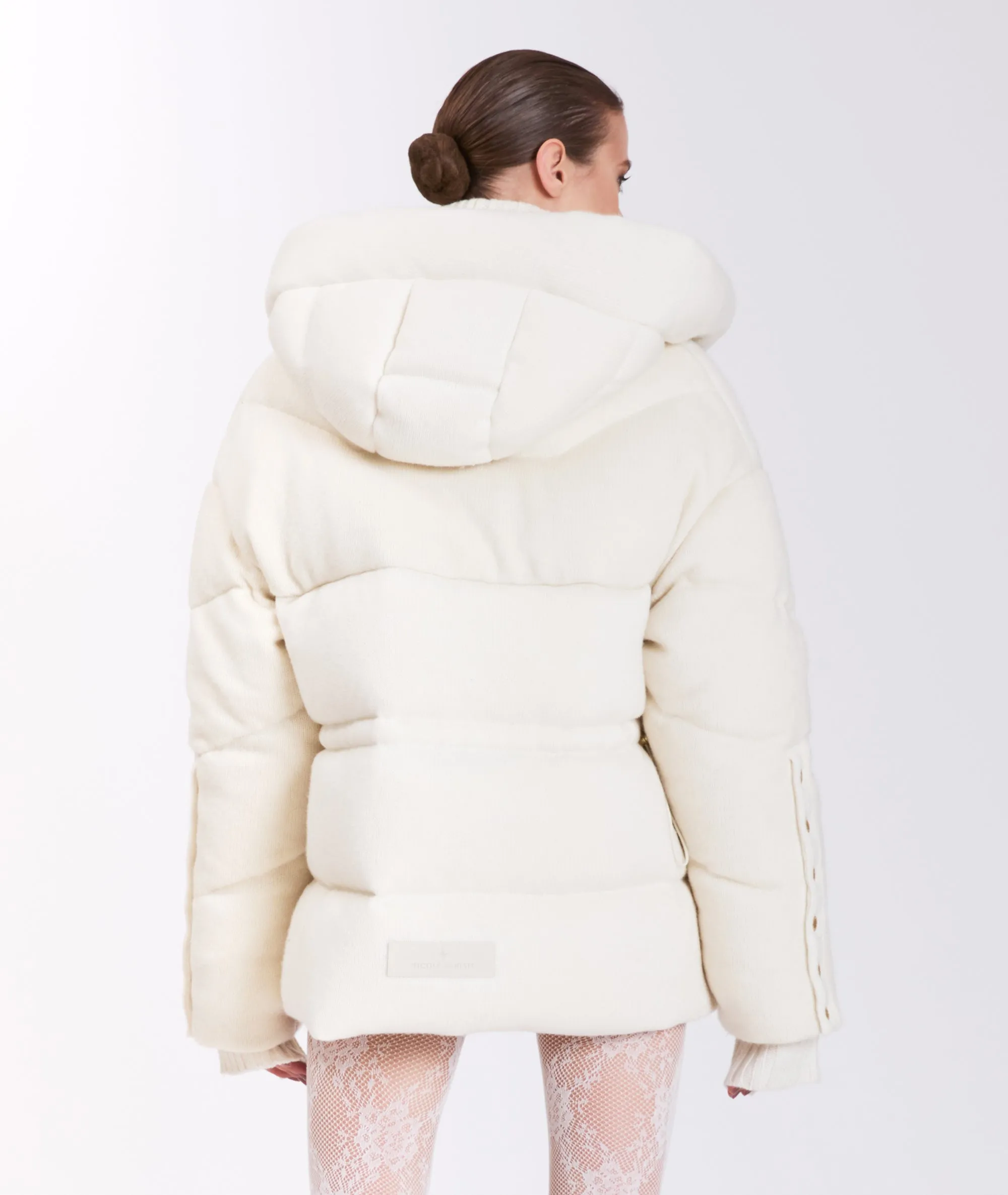 MONTAGUE CASHMERE | KNIT CASHMERE PUFFER JACKET