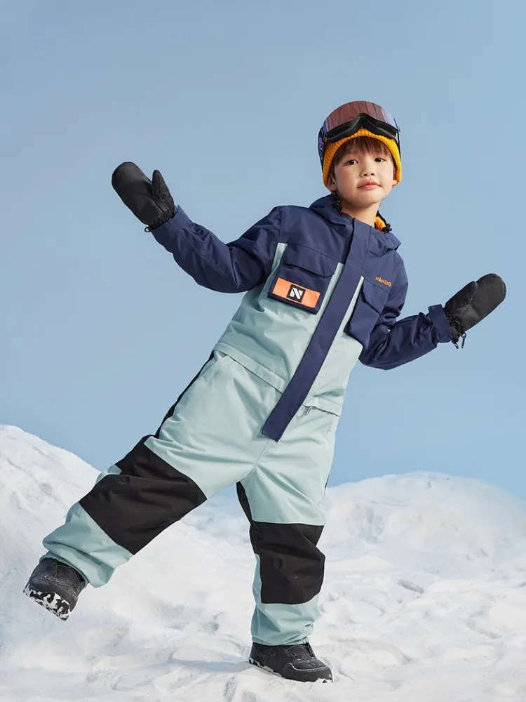 NANEND Kids Alpine Explorer Ski Jumpsuit