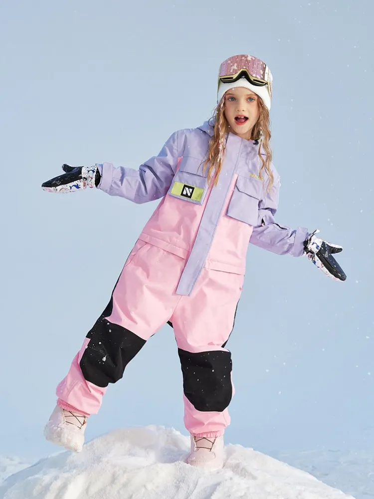 NANEND Kids Alpine Explorer Ski Jumpsuit