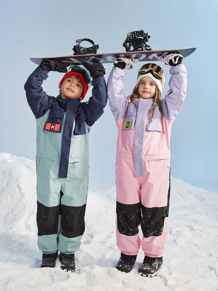 NANEND Kids Alpine Explorer Ski Jumpsuit