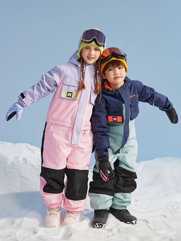 NANEND Kids Alpine Explorer Ski Jumpsuit