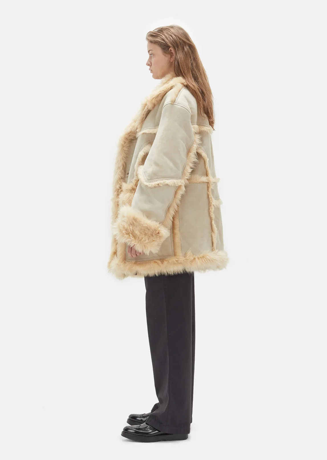 Natural Sheepskin Coat