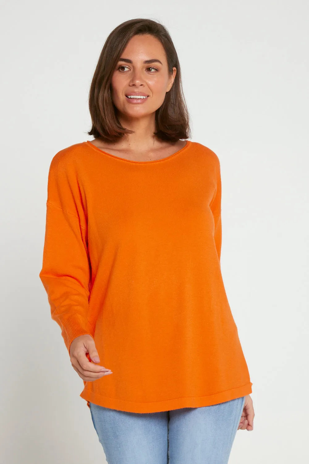 Nola Knit Jumper - Orange