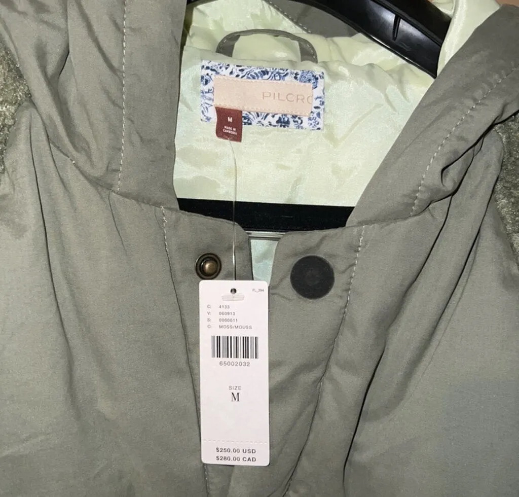 NWT Pilcro puffer jacket