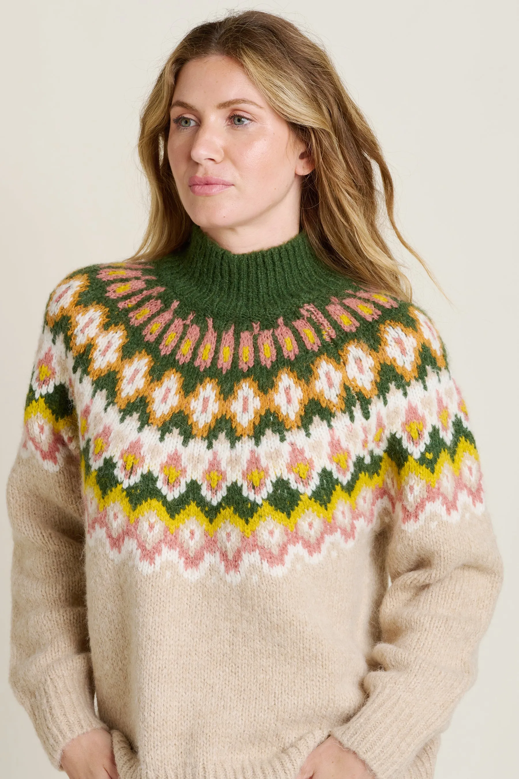 Oat Chunky Knitted Fairisle Jumper