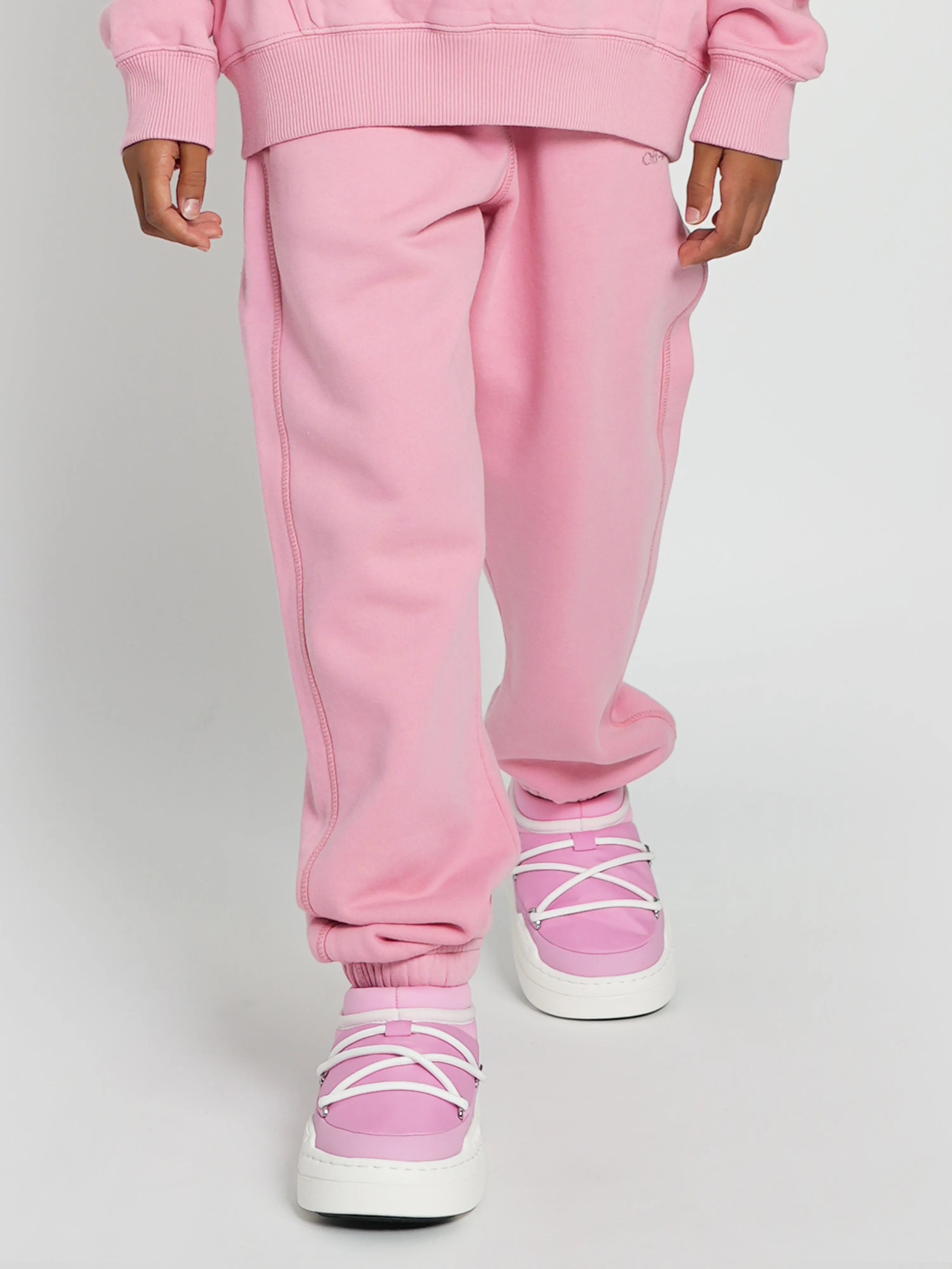 Off-White Girls Bookish Joggers in Pink