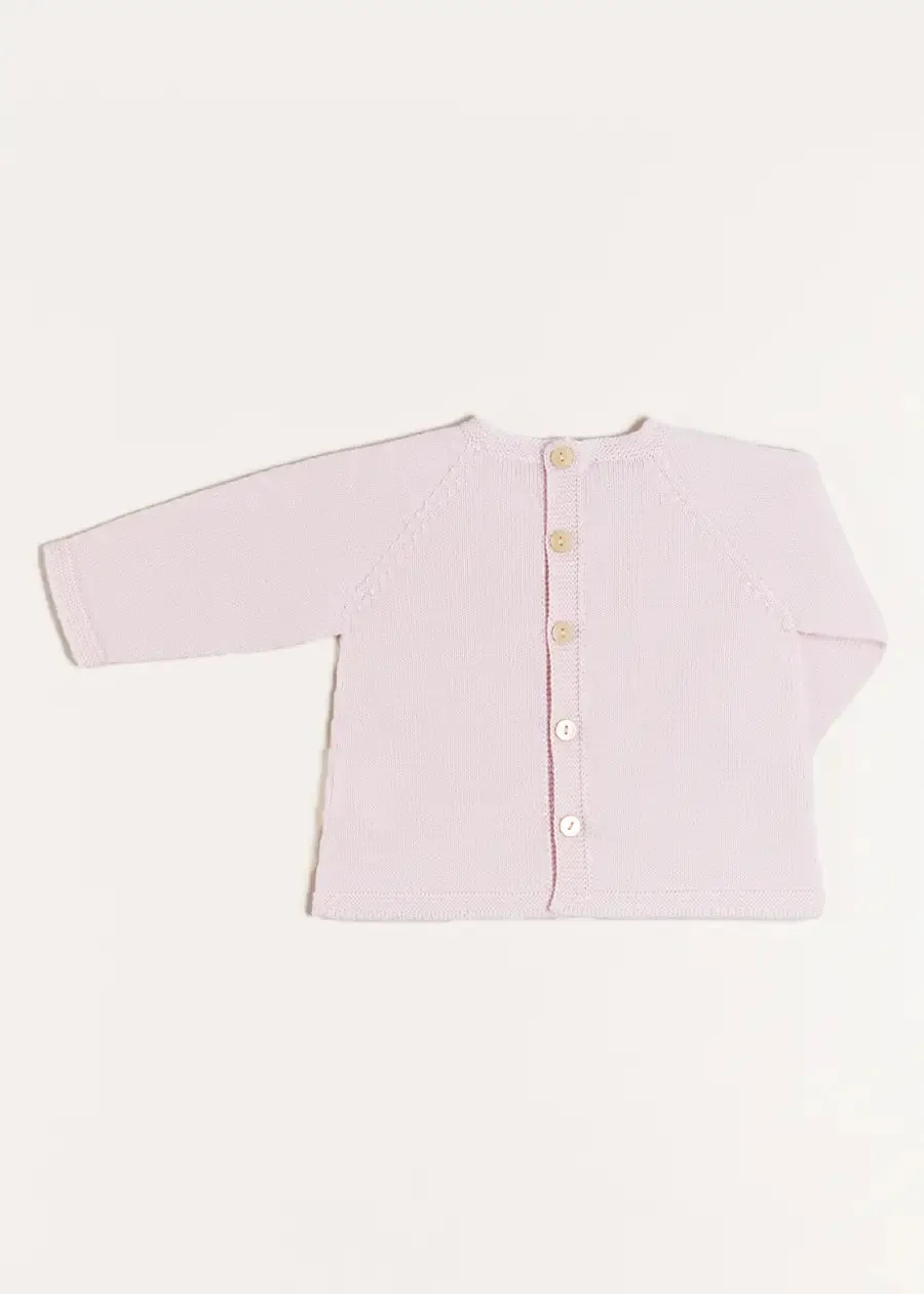 Openwork Detail Jumper in Pink (1-9mths)