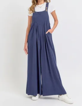 Overall Wide Leg Jumpsuit