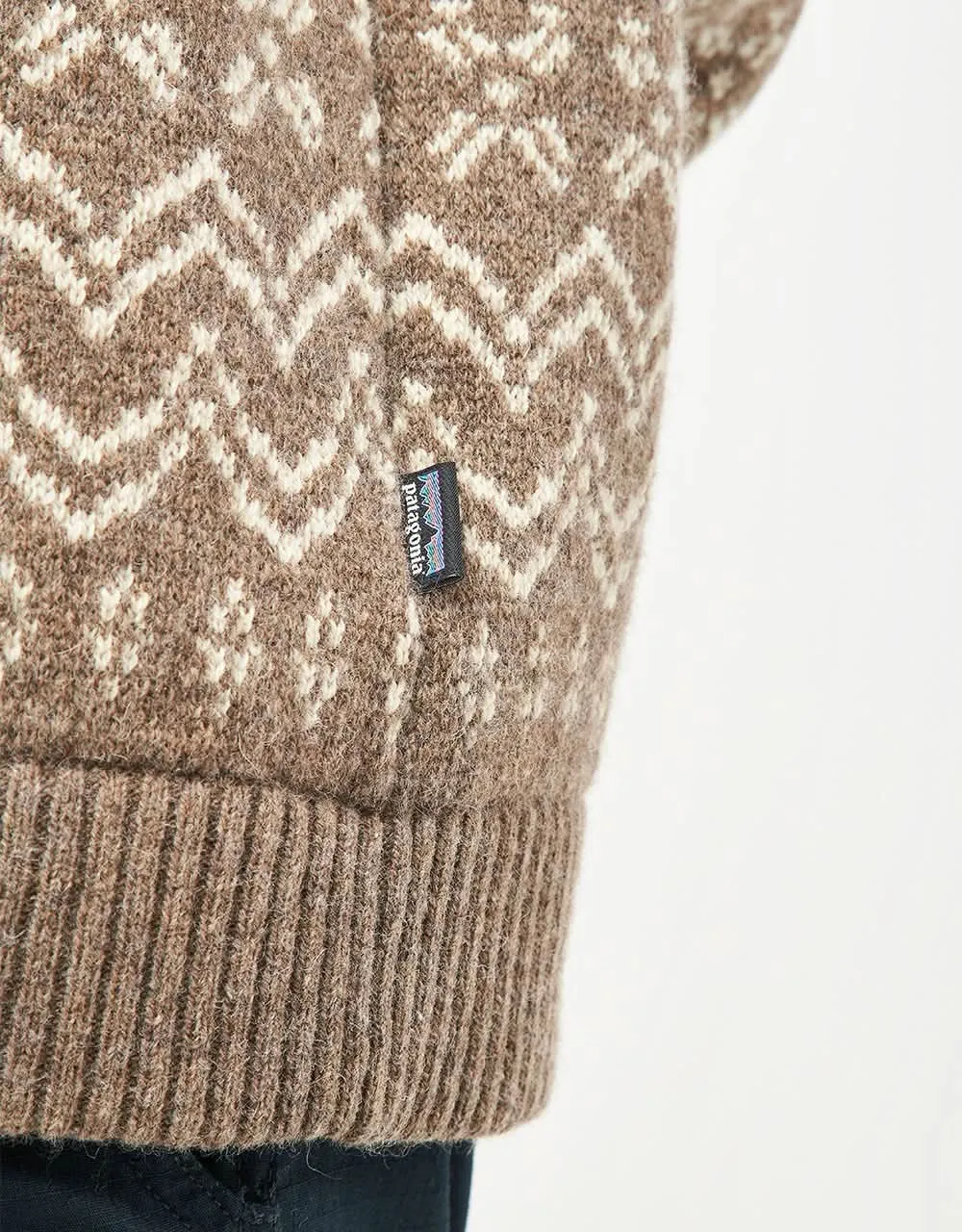 Patagonia Recycled Wool-Blend Sweater - Helmsman: Seabird Grey