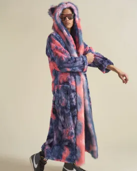 Peach Sorbet Cat Classic Faux Fur Style Robe | Men's