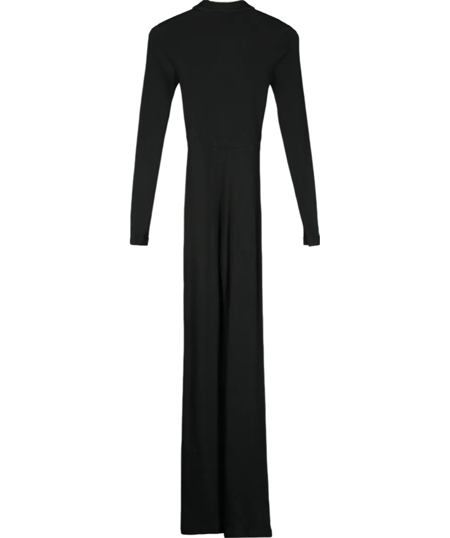 Peachy Den Black The June Jumpsuit UK XS