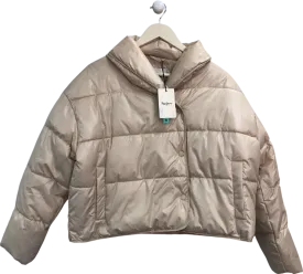 Pepe Jeans Beige Puffer Jacket UK M