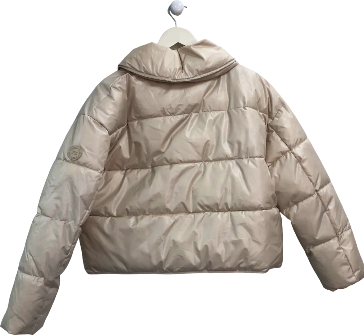 Pepe Jeans Beige Puffer Jacket UK M