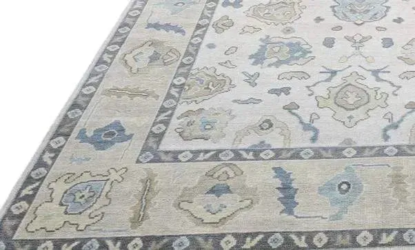 Poppy Hand Knotted Oushak Rug