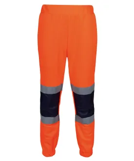 Pro hi-vis joggers | Orange/Navy