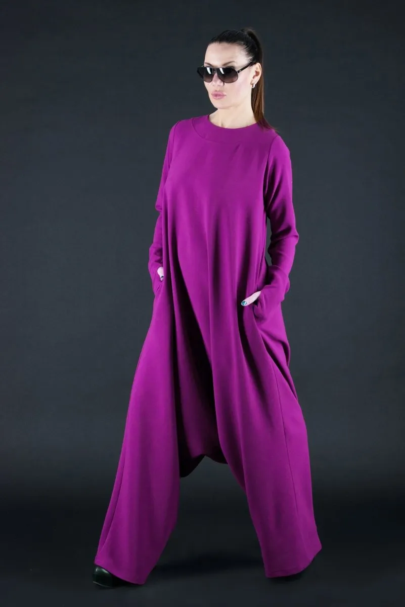 Purple Harem Jumpsuit  ERNA