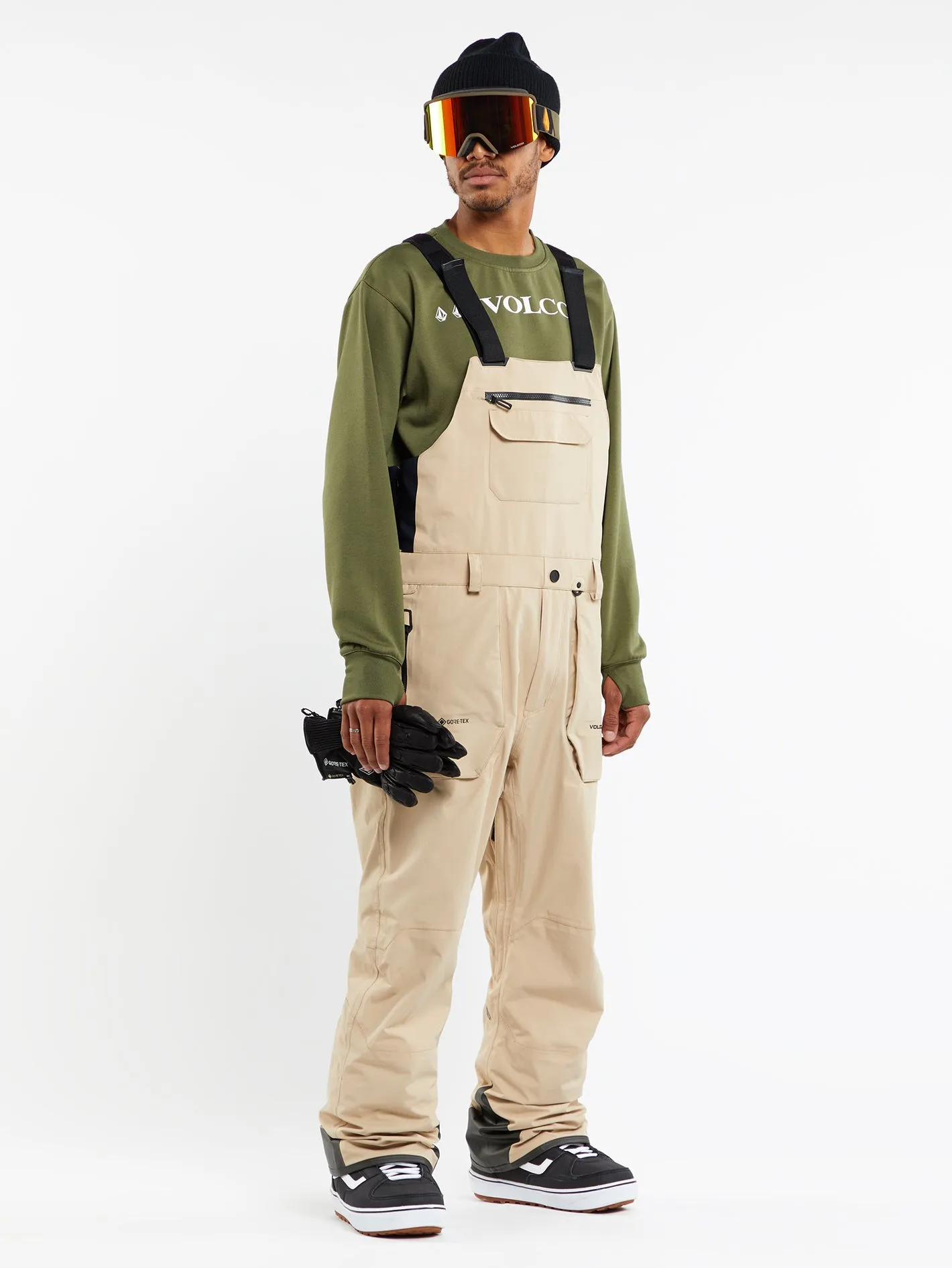 Rain Gore-Tex Bib Overall - KHAKIEST