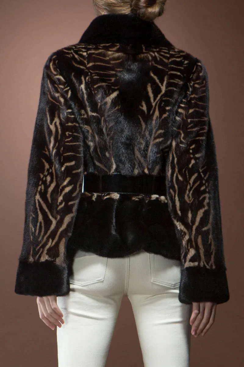 Ranch and Demi-Buff Mink Fur Jacket