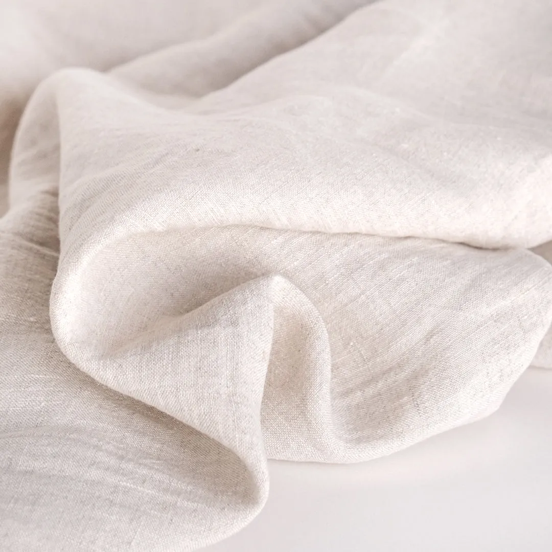 Remnant - 2.5m - Washed Linen - Oatmeal