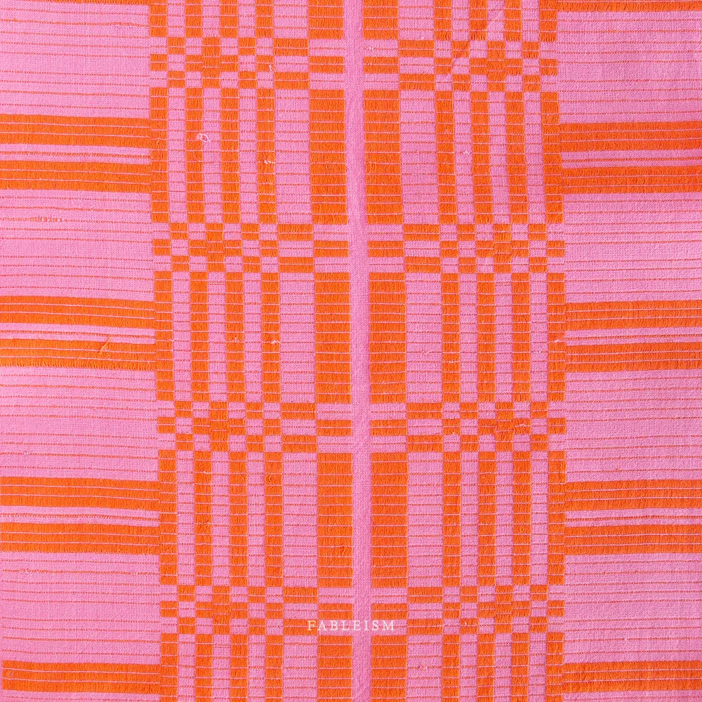 Remnant - 60cm - Astrid Weave Cotton - Pink/Red