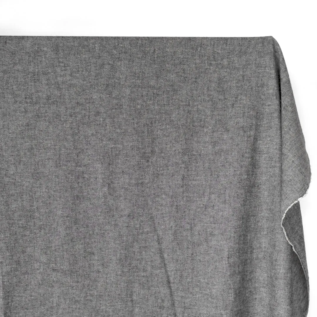 Remnant - 80cm - Hemp & Organic Cotton Chambray - Grey