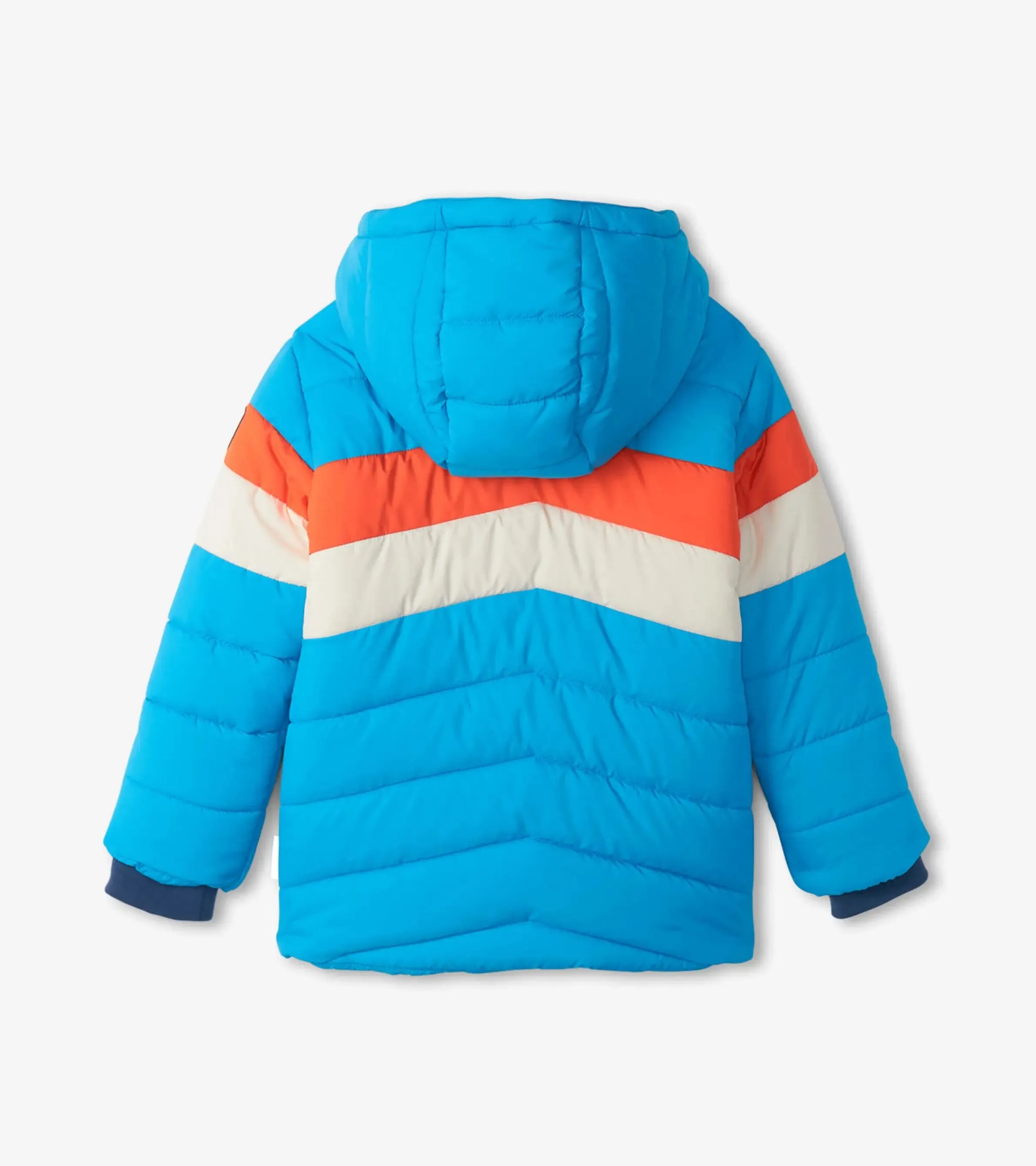 Retro Winter Blue Puffer Jacket | Hatley