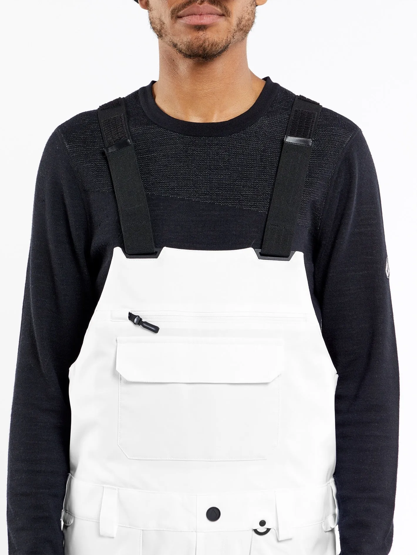 Roan Bib Overall - WHITE