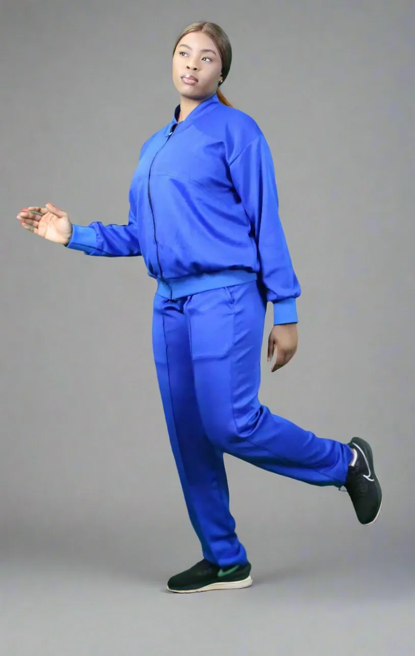 Royal Blue Women’s Tracksuit Set