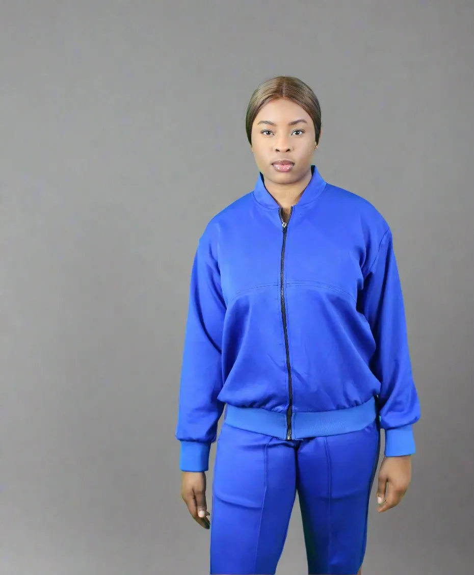 Royal Blue Women’s Tracksuit Set