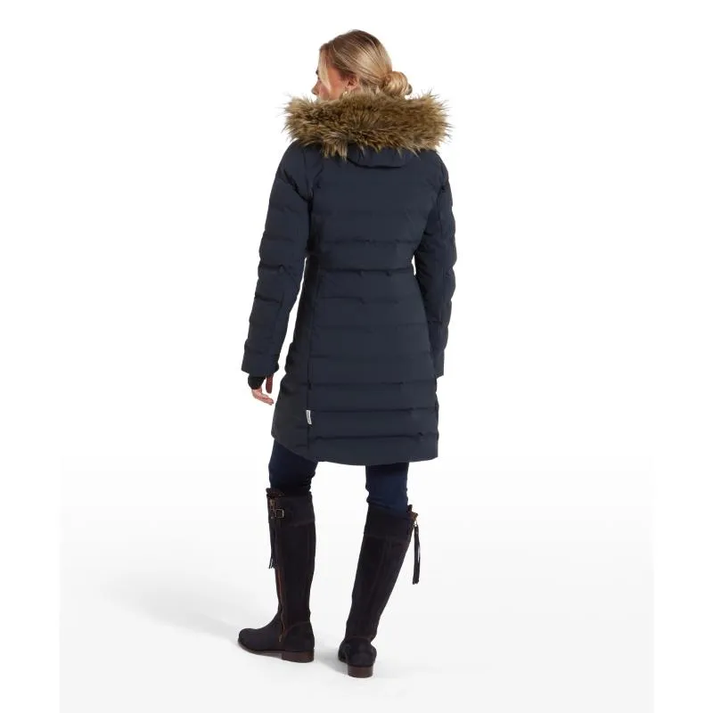 Schoffel Hurlingham Ladies Venturi Waterproof Down Coat - Carbon Navy