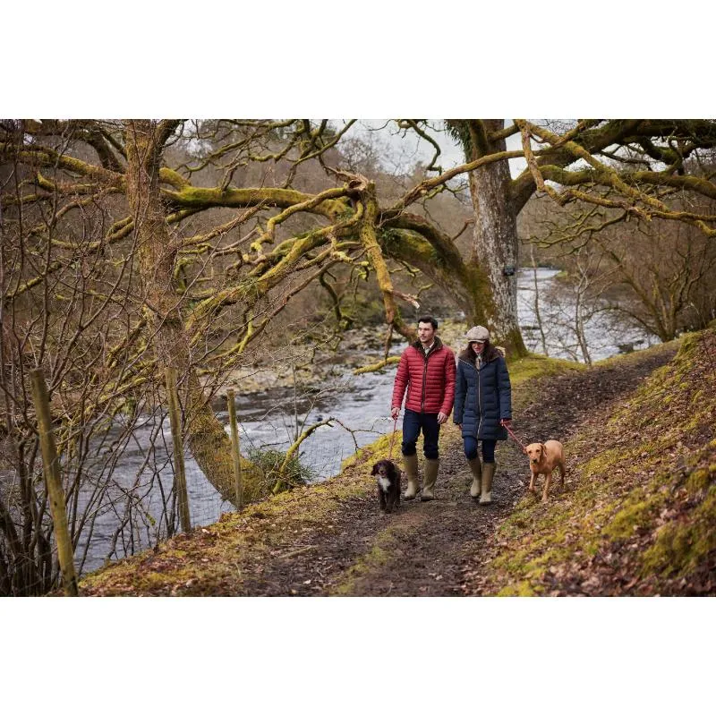 Schoffel Hurlingham Ladies Venturi Waterproof Down Coat - Carbon Navy