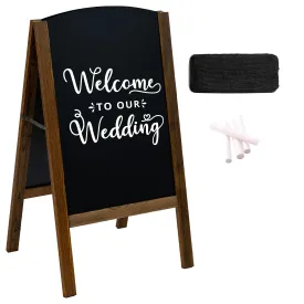 Sunnydaze 32" x 17.5" A-Frame Chalkboard Sign