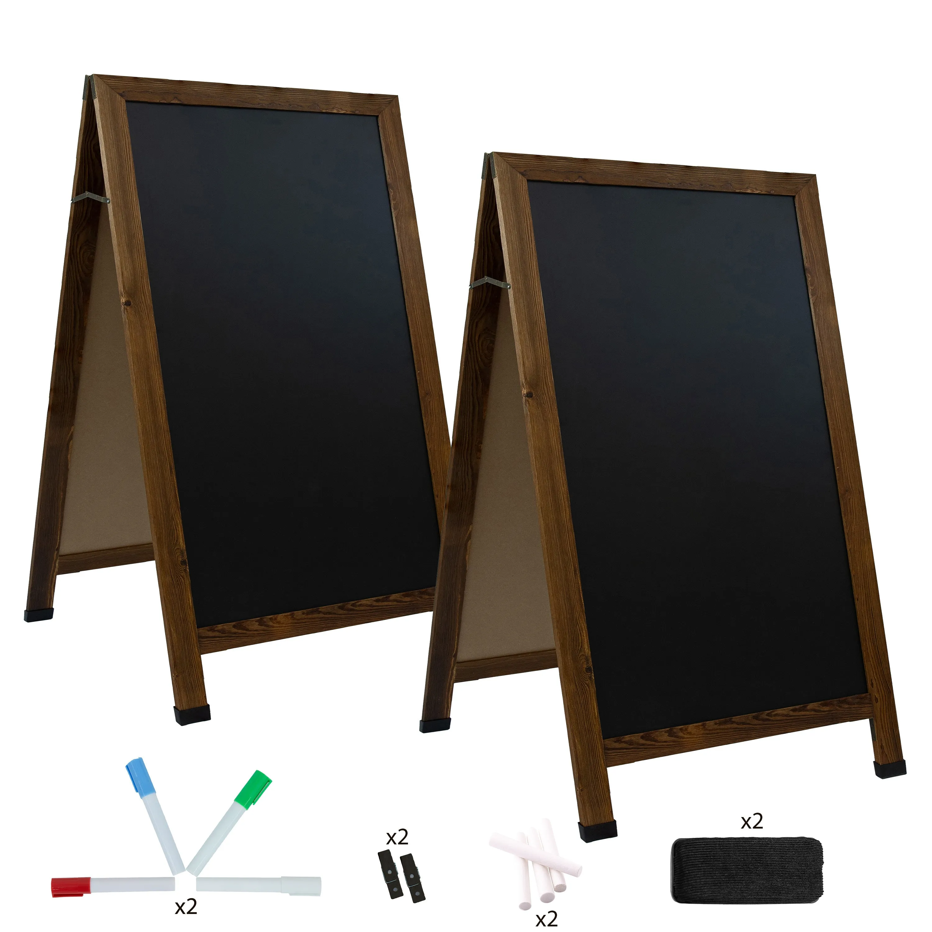 Sunnydaze 48" x 24" A-Frame Chalkboard Sign